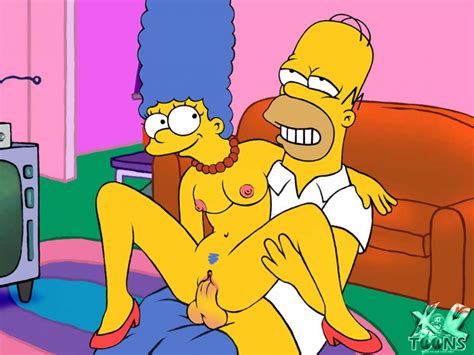 homer and marge simpson having sex
