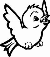 Vogel Wecoloringpage Suesser Kleiner Malvorlage Pajaro Animal Pajaros sketch template
