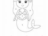 Mermaid Tulamama sketch template