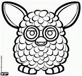 Furby Oncoloring sketch template