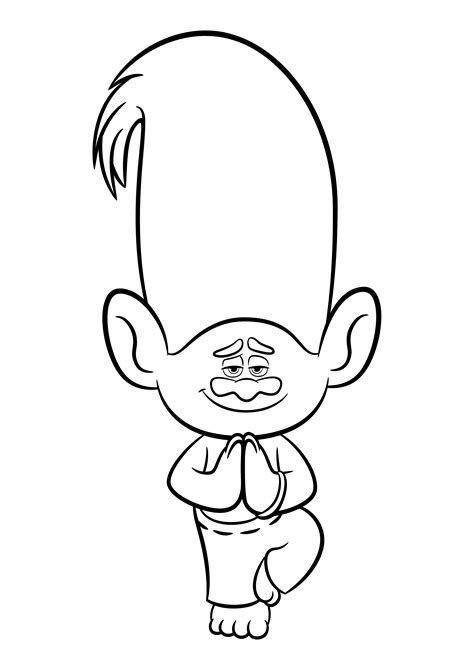 coloring pages trolls printable modern creative ideas