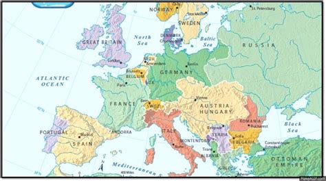 Europe Before And After Ww1 Mapporn