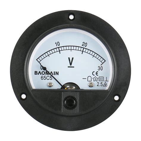 baomain  analogue panel meter volt voltage gauge analog voltmeter