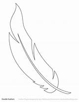 Feathers Plume Doodle Coloriage Feder Vorlage Plumes Federn Gabarit Eagle Pluma Vorlagen Colorbook Plumas Zeichnung Bird Schablonen Ausmalen öffnen Ausdrucken sketch template