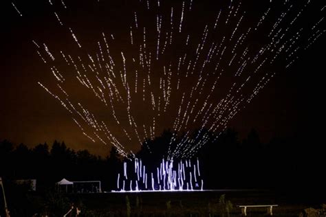 intel christens  shooting star drone  record breaking light show