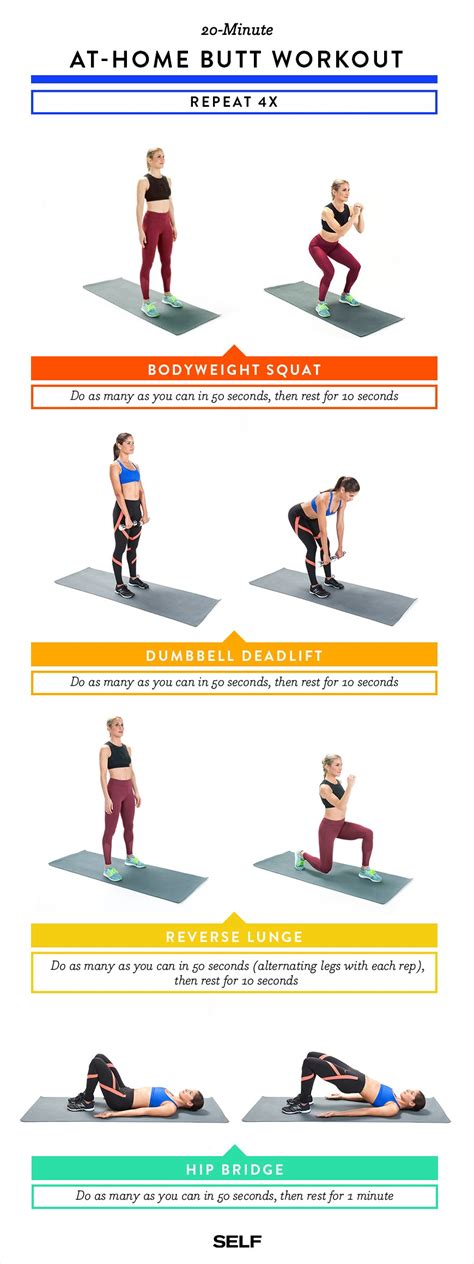 A 20 Minute Butt Workout You Can Do At Home Self