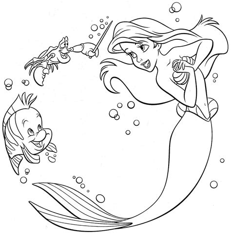 hd  mermaid coloring pages ursula design big collection