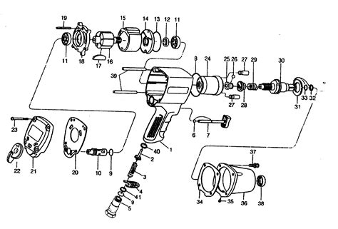 air tool ingersoll rand air tool parts diagrams
