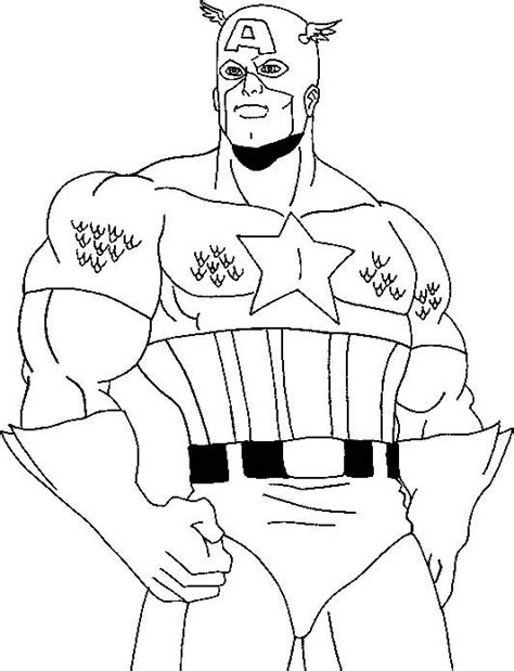 captain america hero coloring page captain america coloring pages