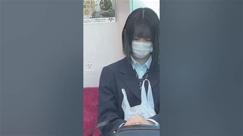 Cute Japanese Girl Sleep On Train Youtube