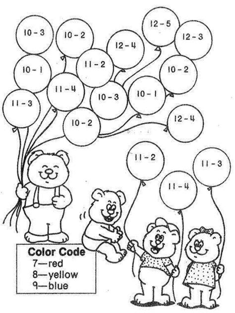 addition coloring pages  grade  addition   combination