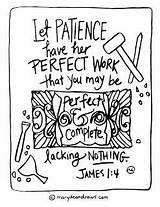 Patience Virtue sketch template
