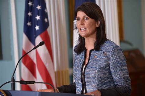 ambassador haley delivers remarks to the press on the un h… flickr