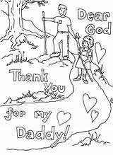 Coloring Thank God Pages Dad Give Color Print Kids Thanks Getcolorings Fathers Printable Getdrawings Choose Board sketch template