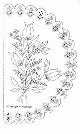 Parchment Pergamano Embroidery Patterns Brush Pipping Idea Beautiful Templates Craft sketch template