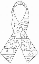 Autism Coloring Pages Color Ribbon Awareness Printable Sheet Sheets Adult Crafts Activity Print Kids Getdrawings Getcolorings sketch template