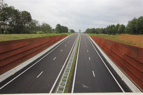 next architects design the landscape for 24km of road works in friesland netherlands highways
