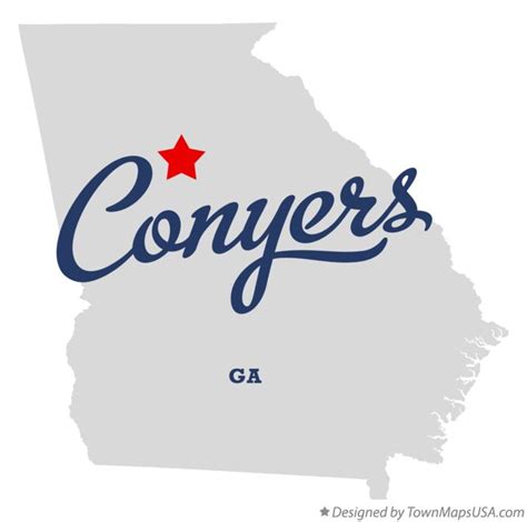 map  conyers ga georgia