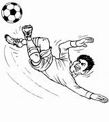 Soccer Coloring Pages Player Cup Kids Print Color Football Kick Mandala Number Printable Sports Gif Sport sketch template