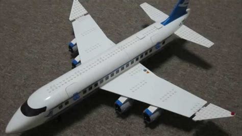 lego airplane model  construction stop motion animation youtube