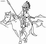 Indiani Indien Indiano Indians Farwest Cheval Malvorlage Plains Indianer Pferd Imprimer Indios Americans Enfant Indiens Paginas Malvorlagen Coloriages Ligne sketch template
