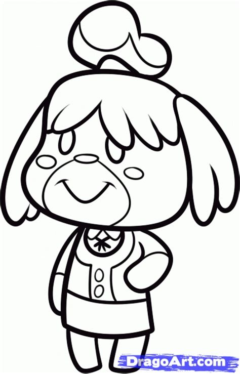 animal crossing coloring pages  getdrawings