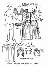 Paper Elizabethan Dolls Era Doll Ancient Fashion Practicalpages Wordpress History Rome Pages Men Egypt Vikings Practical Navigation Post sketch template
