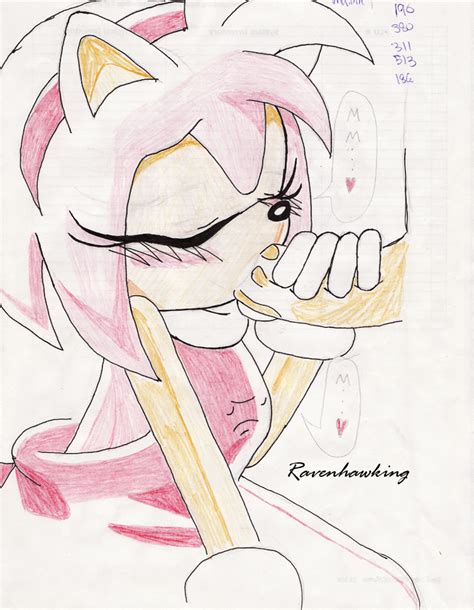 Rule 34 Amy Rose Anthro Closed Eyes Clothes Drawing