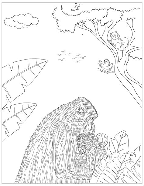 childrens animal coloring book etsy