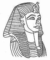 Coloring Cleopatra Pages Library Clipart Egyption Drawings Line sketch template
