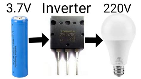 simple inverter  sc transistor    inverter electro fever youtube