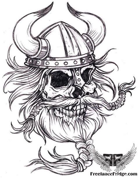 bartschaedel lilzeu tattoo de viking helmet tattoo viking skull art