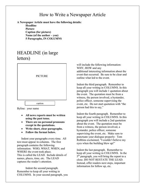 lead paragraph newspaper examples newspaper lead paragraph lesson