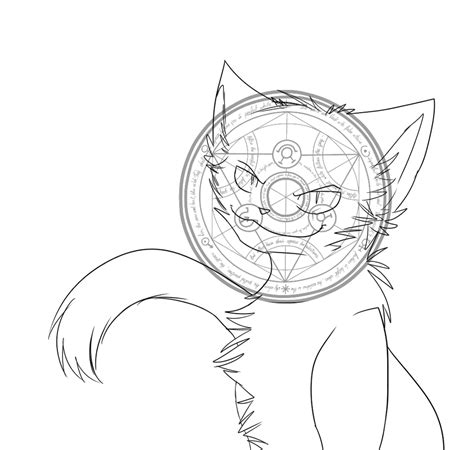 warrior cat lineart pu  eviiboygenius  deviantart