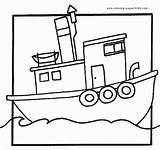 Barche Bateaux Boats Tugboat Disegno Colorear Brodovi Crtež Colouring Barcos Dvadeset šest Aviones Trenes Stampare Gifgratis Bojanke Transport Bojanje Printanje sketch template