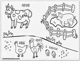 Farm Coloring Pages Animals Animal Drawing Macdonald Old Had Printable Scene Sheet Realistic Preschool Preschoolers Barn Color Desert Ecosystem Kids sketch template