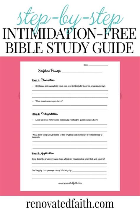 printable bible study guide churchgistscom