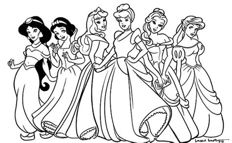 disney princesses coloring pages getcoloringpagescom