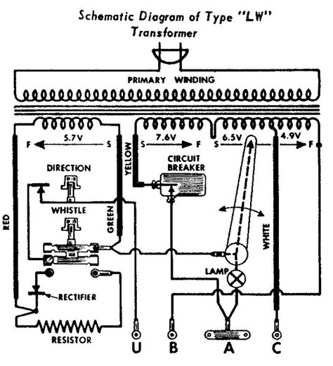 lionel type  transformer wiring diagram wiring digital  schematic