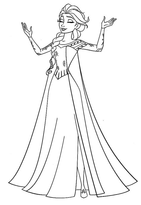 queen elsa singing coloring pages coloring sky