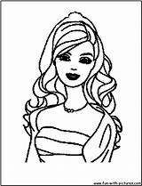 Barbie Coloring Pages Face Printable Princess Print Colouring Color Kids Fun Getcolorings Popular sketch template