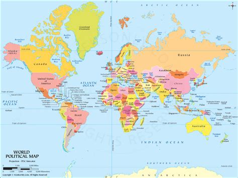 world map countries labeled  world political map  names