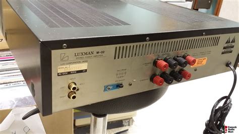 luxman   power amp photo  canuck audio mart