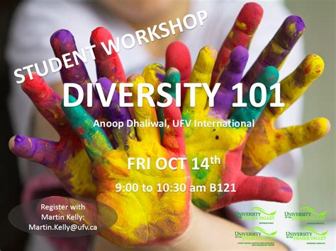 diversity  student workshop ufv