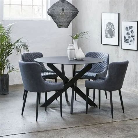 metal  seater  dining table set rs set sri anu furniture