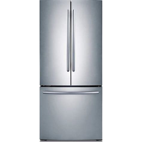 samsung     cu ft french door refrigerator  stainless steel rfnctasr  home