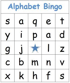 alphabet bingo  alphabet bingo preschool alphabet printables bingo