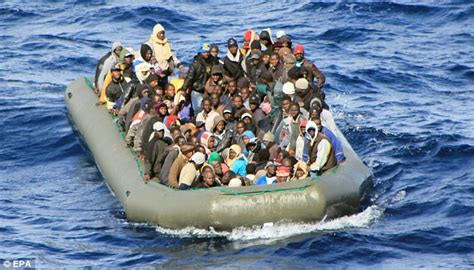 more than 4 000 migrants arrive in europe by boat in just two days daily mail online