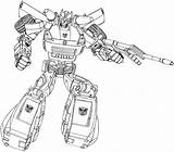 Autobot Pages Coloring sketch template