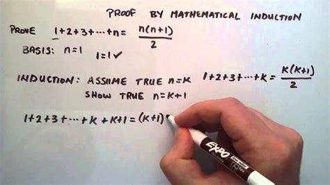 Proof By Mathematical Induction How To Do A Mathematical Induction